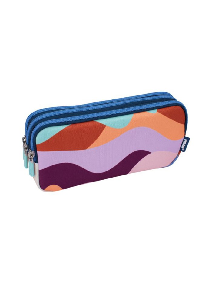 Bolso escolar portatodo milan the fun multicolor 3 cremalleras 220x80x100 mm Bolso escolar portatodo milan the fun multicolor 3 cremalleras 220x80x100 mm