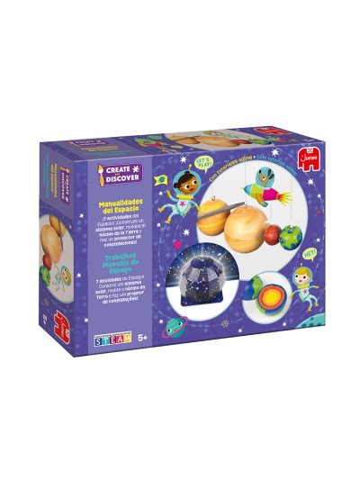 Juego jumbo educativo create & discover el espacio