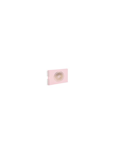 Album de fotos espiral exacompta ellipse 50 paginas 32x22 cm color rosa
