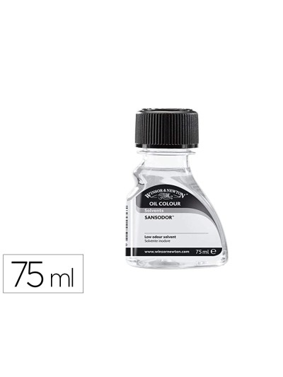 Diluyente winsor&newton sansodor para oleo inodoro bote de 75 ml