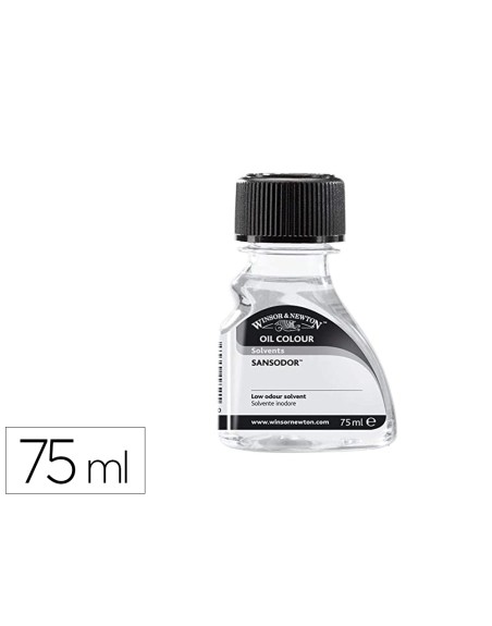 Diluyente winsor&newton sansodor para oleo inodoro bote de 75 ml