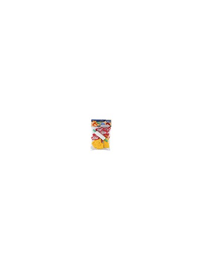 Juego jovi rodillo para plastilina + 12 moldes formas surtidas