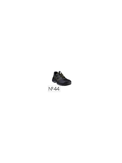 Zapatos de seguridad deltaplus piel crupon pigmentada suela pu bi densidad color negro talla 44