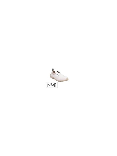 Zapatos de seguridad deltaplus microfibra pu suela pu mono-densidad color blanco talla 41
