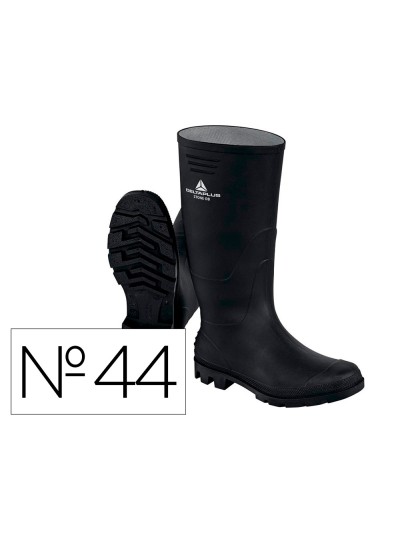 Botas deltaplus de seguridad stone pvc negro suela de tacos talla 44