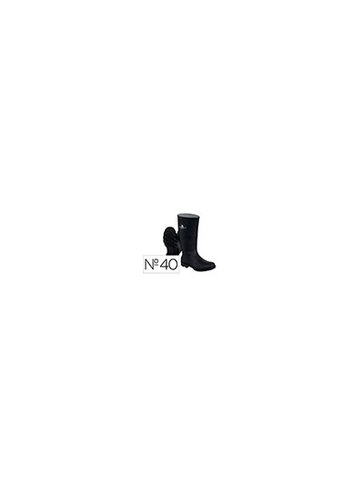 Botas deltaplus de seguridad stone pvc negro suela de tacos talla 40
