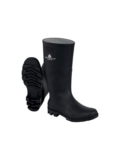 Botas deltaplus de seguridad stone pvc negro suela de tacos talla 38