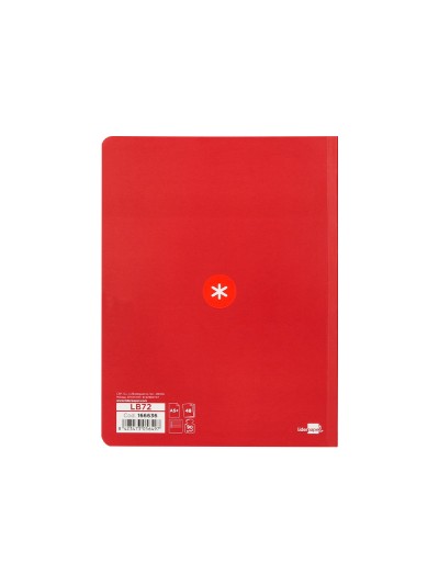 Libreta antartik a5+ plus cosida 48 hojas 90g/m2 rayado horizontal con margen 6 colores surtidos
