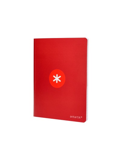 Libreta antartik a5+ plus cosida 48 hojas 90g/m2 rayado horizontal con margen 6 colores surtidos