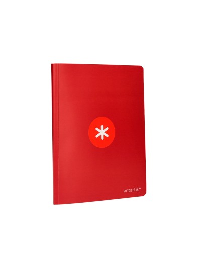 Libreta antartik a5+ plus cosida 48 hojas 90g/m2 rayado horizontal con margen 6 colores surtidos