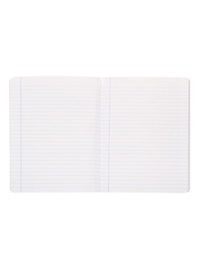 Libreta antartik a5+ plus cosida 48 hojas 90g/m2 rayado horizontal con margen 6 colores surtidos