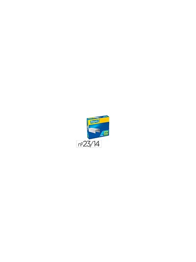 Grapas rapid 23/14 mm galvanizada caja de 1000 unidades
