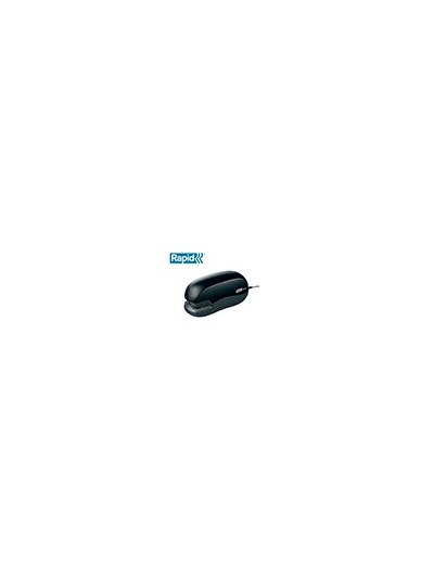 Grapadora rapid electrica 20ex fixativ capacidad de grapado 20 hojas usa grapas 24/6 y 26/6 color negro