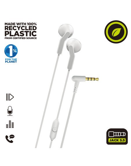 Auriculares muvit e56 blanco