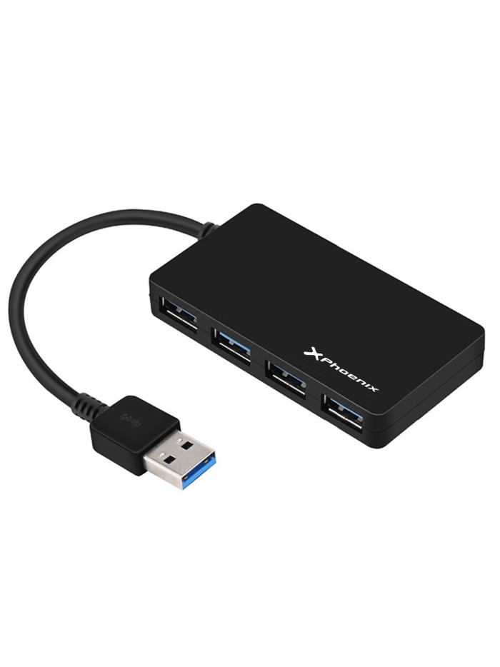 Hub phoenix usb 4 puertos usb 3.0 portatil Hub phoenix usb 4 puertos usb 3.0 portatil