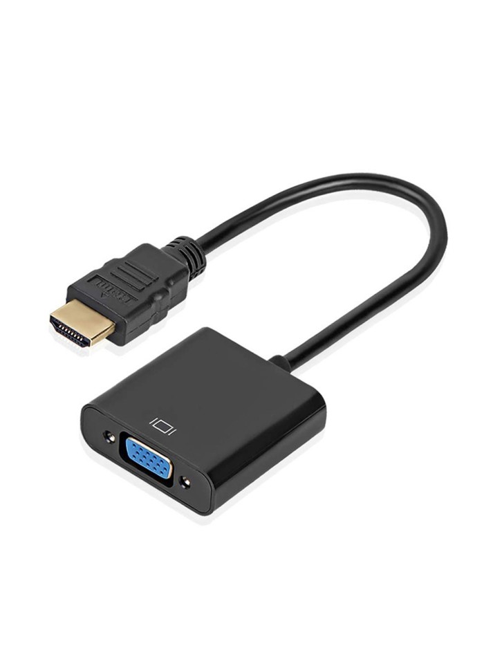 Adaptador hdmi a vga m - h fhd 1080p Adaptador hdmi a vga m - h fhd 1080p