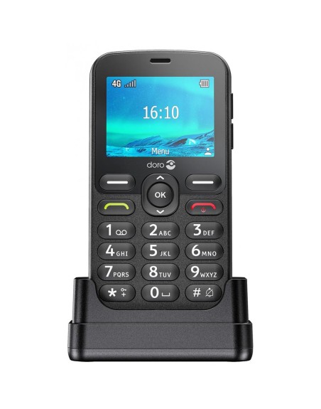Telefono movil doro 1880 - 2.4 pulgadas - 4g - negro