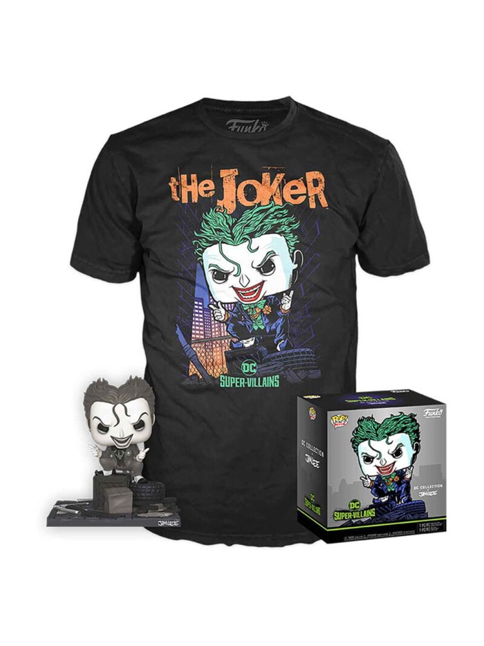 Funko pop dc comics dc jim lee joker + camiseta ut - 56648 Funko pop dc comics dc jim lee joker + camiseta ut - 56648