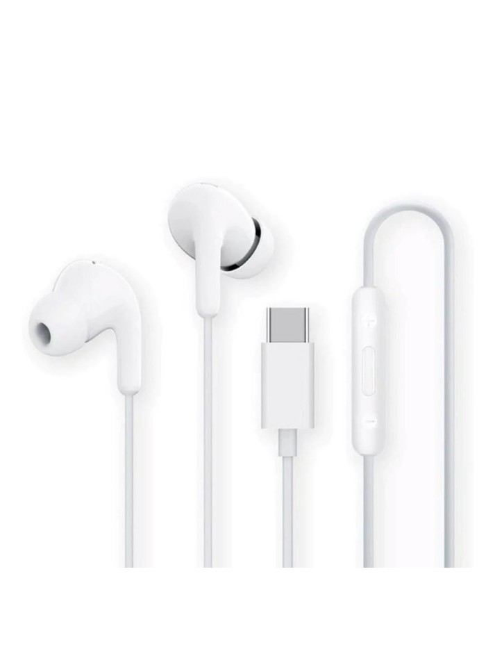 Auriculares xiaomi earphones usb tipo c blanco Auriculares xiaomi earphones usb tipo c blanco