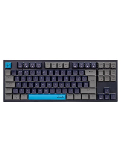 Teclado gaming royal pbt mecanico negro