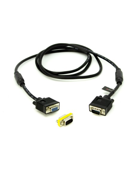 Cable svga d - sub15 de 3 m - m - h con adaptador m - m