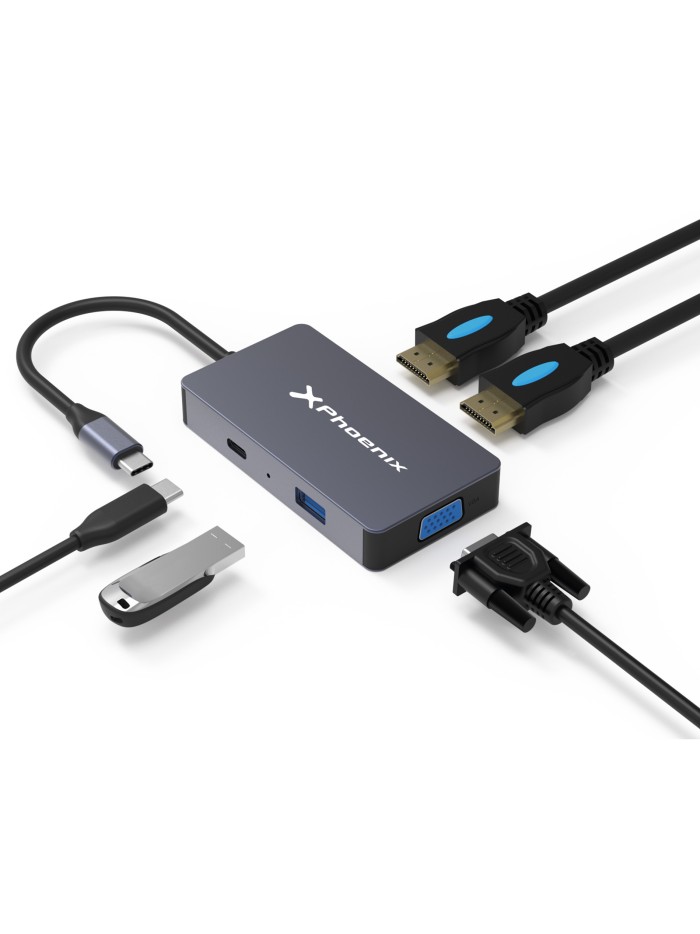 Docking hub usb tipo c 5 en 1 Docking hub usb tipo c 5 en 1