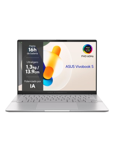 Asus vivobook oled m5406na - qd082w amd ryzen 5 7535hs 14 pulgadas 16gb ssd512gb w11