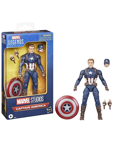 Figura hasbro marvel legends series capitán series
