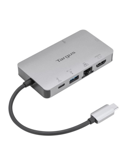 Docking station targus usb tipo c a 1 x hdmi 1 x vga 1 x usb tipo a 1 x usb tipo c plata