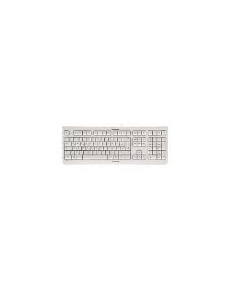 Teclado cherry kc 1000 silencioso usb ultra slim blanco