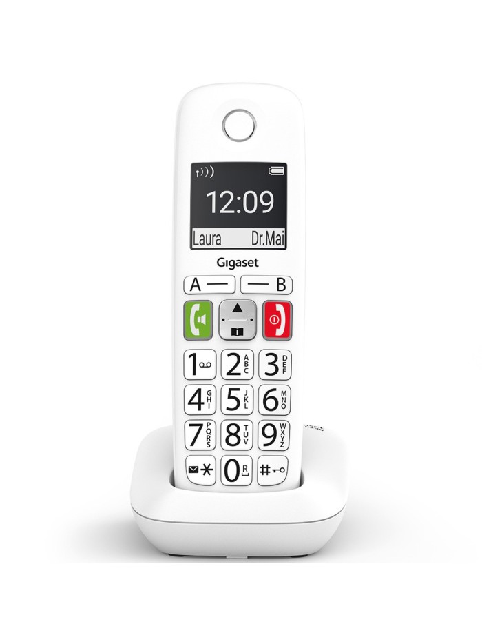 Telefono fijo inalambrico gigaset e290 blanco 150 numeros - 21 tonos Telefono fijo inalambrico gigaset e290 blanco 150 numeros - 21 tonos