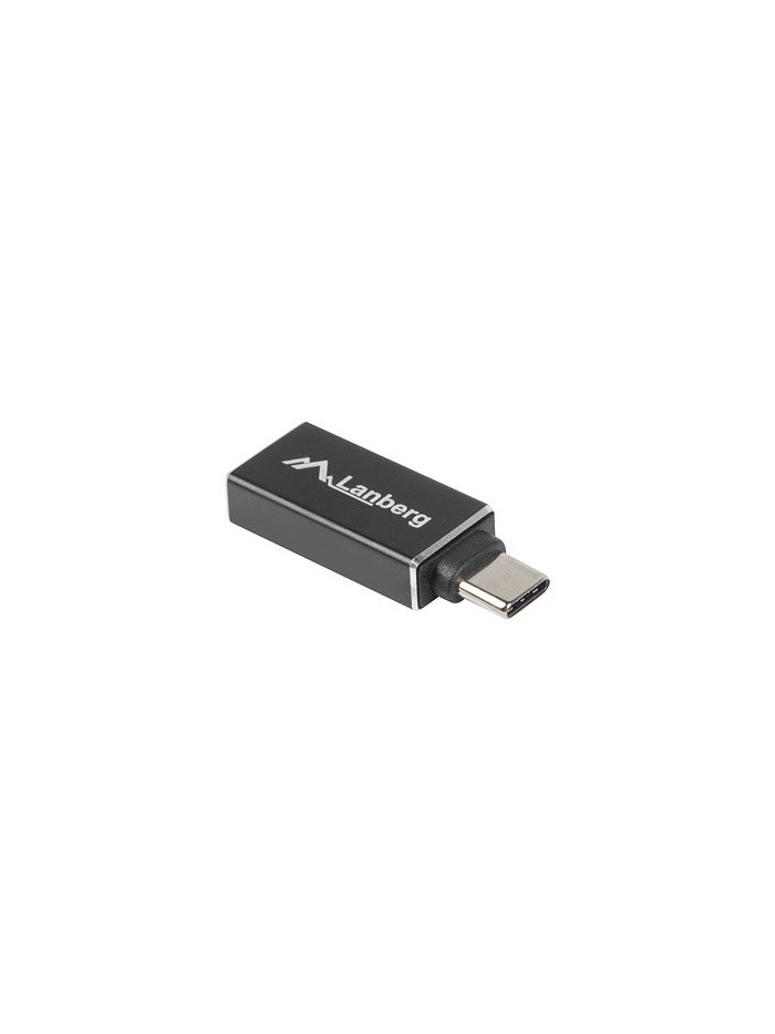 Adaptador usb lanberg usb - c m 3.1 a usb - a h otg negro Adaptador usb lanberg usb - c m 3.1 a usb - a h otg negro