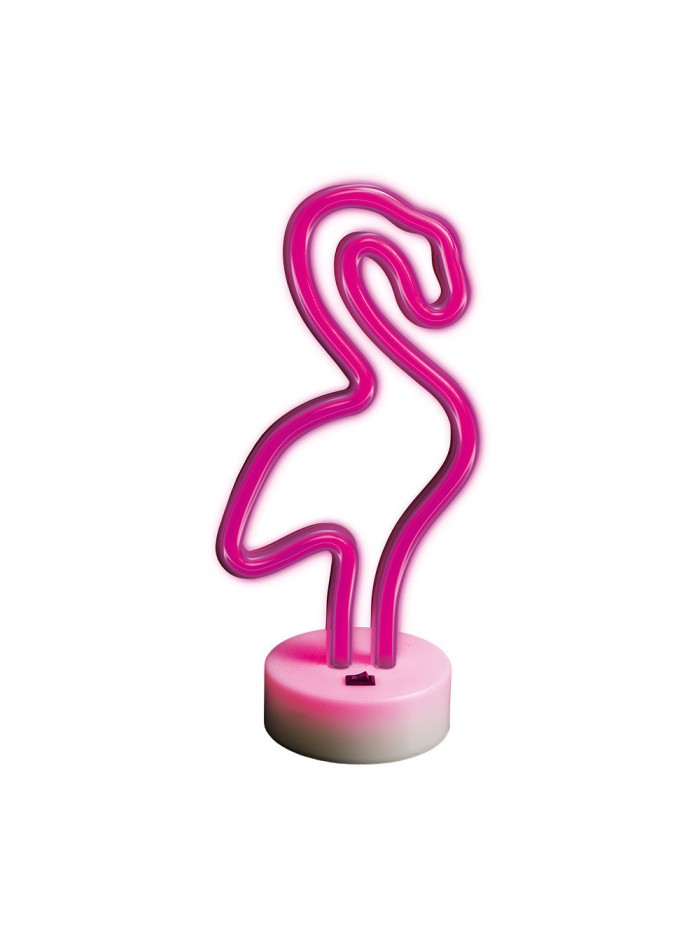Lampara forever neon led on a stand flamingo pink Lampara forever neon led on a stand flamingo pink