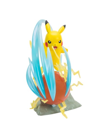 Figura pokemon 25 aniversario con iluminación deluxe pikachu