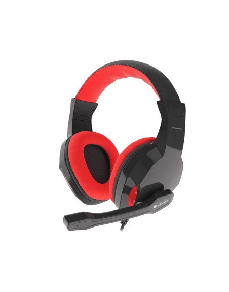 Auriculares gaming genesis argon 110 mini jack rojos