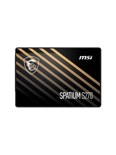 Disco duro interno solido ssd msi spatium s270 960gb 2.5 pulgadas sata3