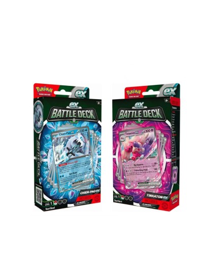Juego de cartas pokemon tcg ex battle deck español 1 unidad aleatoria