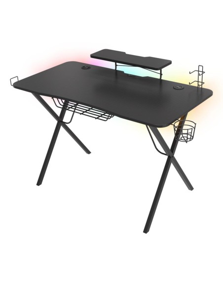 Mesa gaming genesis holm 300 rgb negro