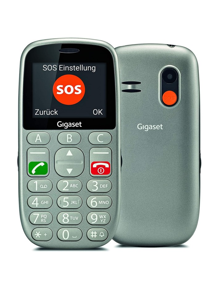 Telefono movil gigaset gl390 gris para mayores Telefono movil gigaset gl390 gris para mayores