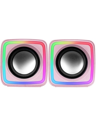 Altavoces mars gaming mscubep premium 8w rosa