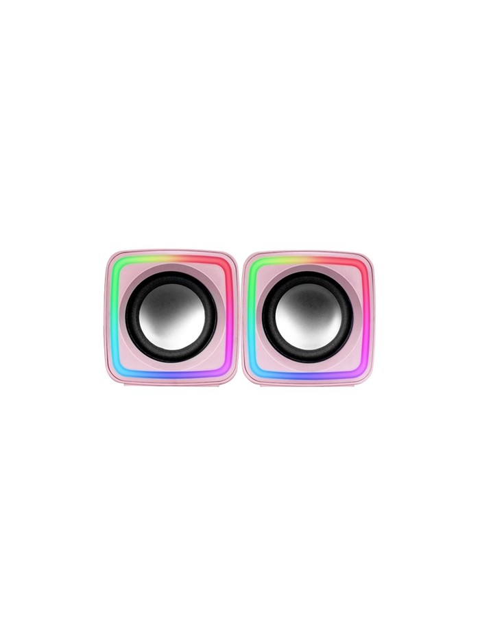 Altavoces mars gaming mscubep premium 8w rosa Altavoces mars gaming mscubep premium 8w rosa