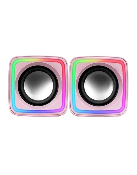 Altavoces mars gaming mscubep premium 8w rosa