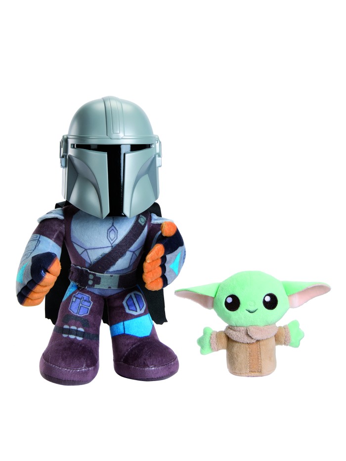 Peluche mattel star wars clan de dos mandalorian y grogu Peluche mattel star wars clan de dos mandalorian y grogu
