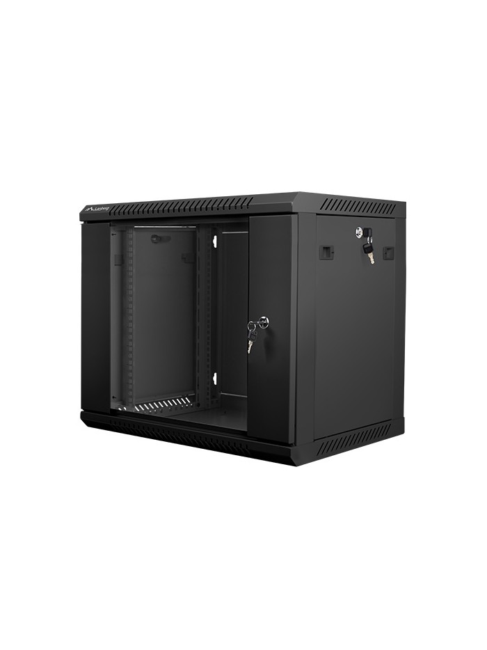 Armario lanberg 9u 600x450x507 auto ensamblado rack 19 hasta 60 kg negro Armario lanberg 9u 600x450x507 auto ensamblado rack 19 hasta 60 kg negro