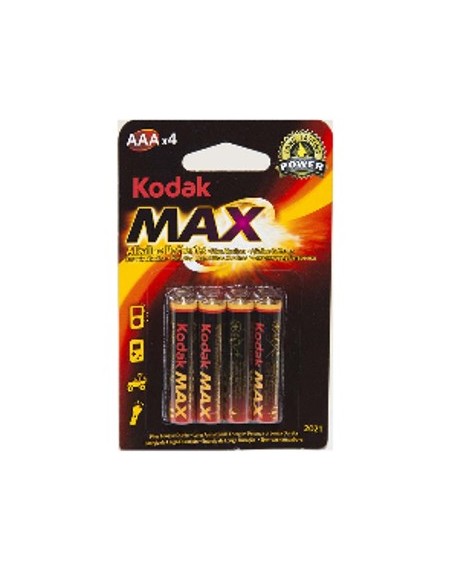 Blister pilas kodak alcalina max aaa lr3 1.5v blister 4 pilas