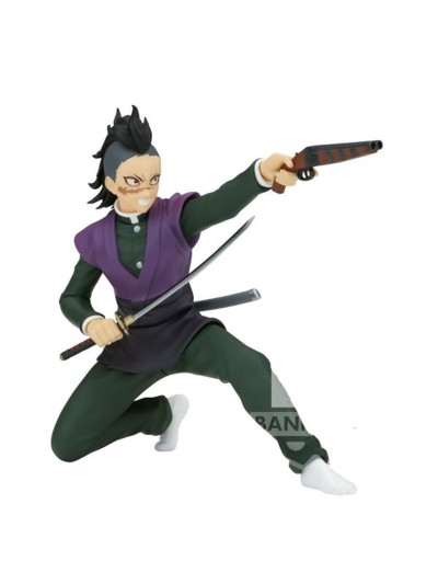 Figura banpresto demon slayer kimetsu no yaiba vibration stars genya shinazugawa 12cm