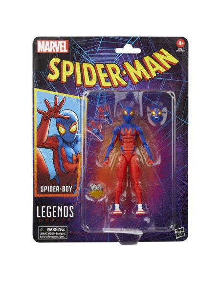 Figura hasbro marvel legends series spider - man spider - boy