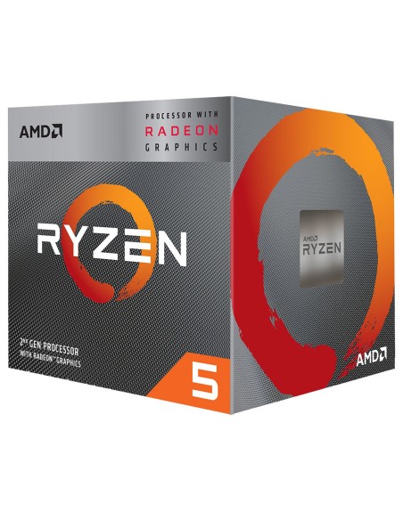 Procesador amd ryzen 5 3400g 3.7ghz 4mb am4 radeon rx vega 11