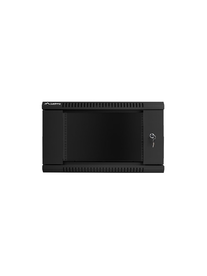 Armario rack lanberg 6u 600x450x368 auto ensamblado 19 pulgadas hasta 60 kg negro Armario rack lanberg 6u 600x450x368 auto ensamblado 19 pulgadas hasta 60 kg negro