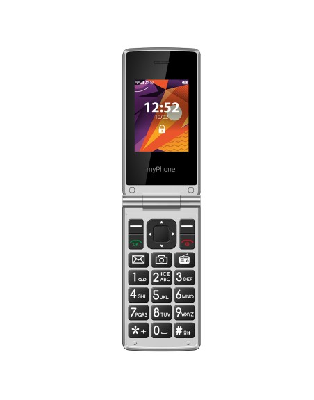 Telefono movil myphone tango lte black - silver - 2.4 pulgadas - 2mpx - 4g - negro y plateado
